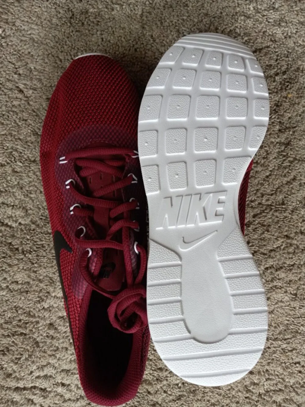 Nike Mens Tanjun Racer Team Red/Black/Gym Red/White 10 D (M)